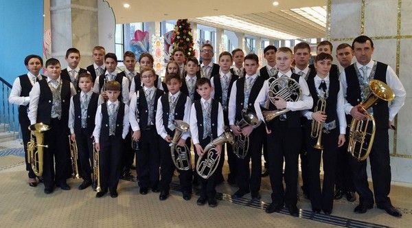 Пятницкий духовой оркестр выступил на концерте Детского хора России